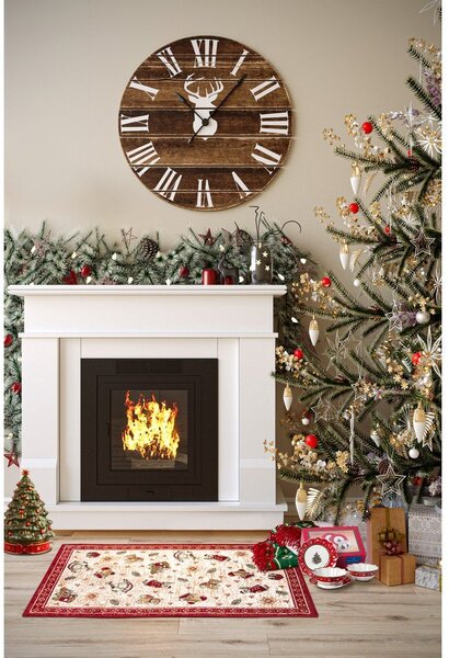 Tappeto rosso natalizio in cotone 50x80 cm Toy's Delight Red Christmas - Villeroy&Boch