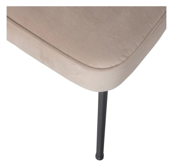 Sedie da pranzo in set beige in velluto 2 pz Vogue – WOOOD
