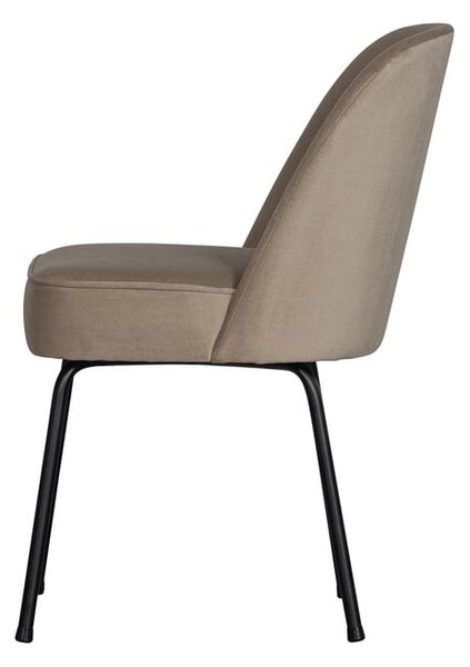 Sedie da pranzo in set beige in velluto 2 pz Vogue – WOOOD