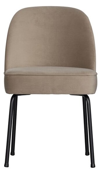 Sedie da pranzo in set beige in velluto 2 pz Vogue – WOOOD
