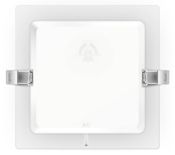 Faretto Led slim da incasso 15W Quadrato Cornice bianca Apertura 100 gradi Bianco caldo 3000K Aigostar