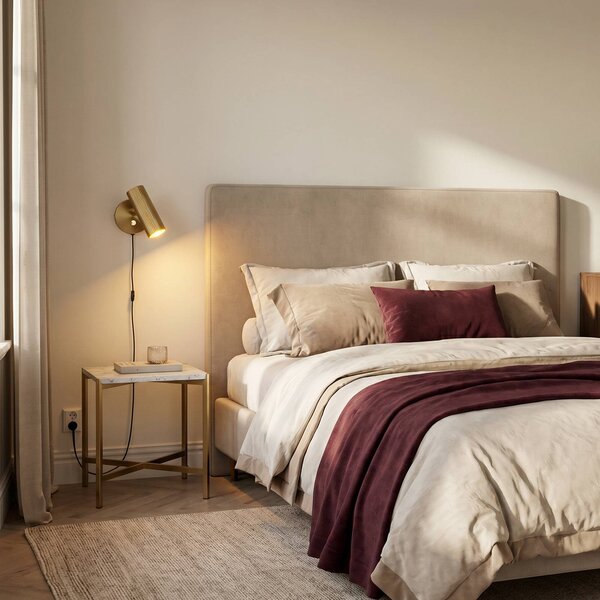 Globen Lighting Applique da parete Hubble, Ottone / Oro, Soggiorno / Sala da pranzo, Metallo, Design, Applique