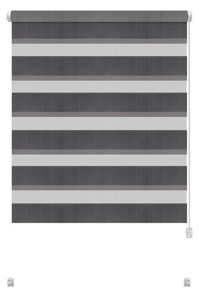 Tenda a pacchetto giorno/notte grigio scuro 42,5x150 cm Zebra – Gardinia