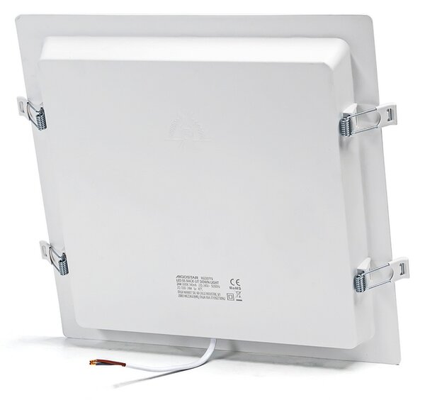 Faretto Led slim da incasso 24W Quadrato Cornice bianca Apertura 100 gradi Bianco neutro 4000K Aigostar