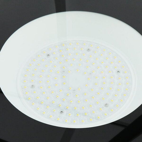 Lampione stradale Led 50W Nero IP65 Bianco freddo 5000K con sensore crepuscolare M LEDME