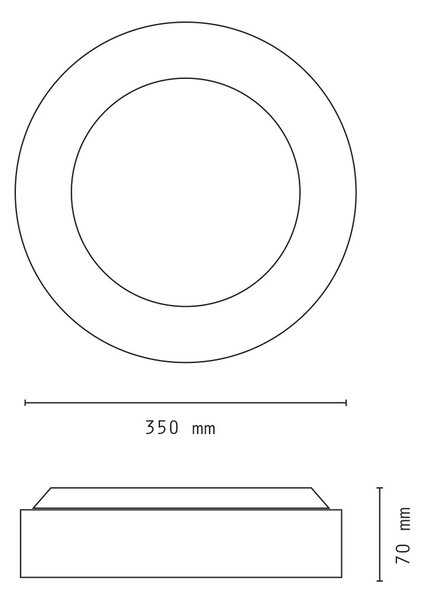 Lampadario Led da soffitto Net Bianco 24W Bianco freddo 6000K Wisdom