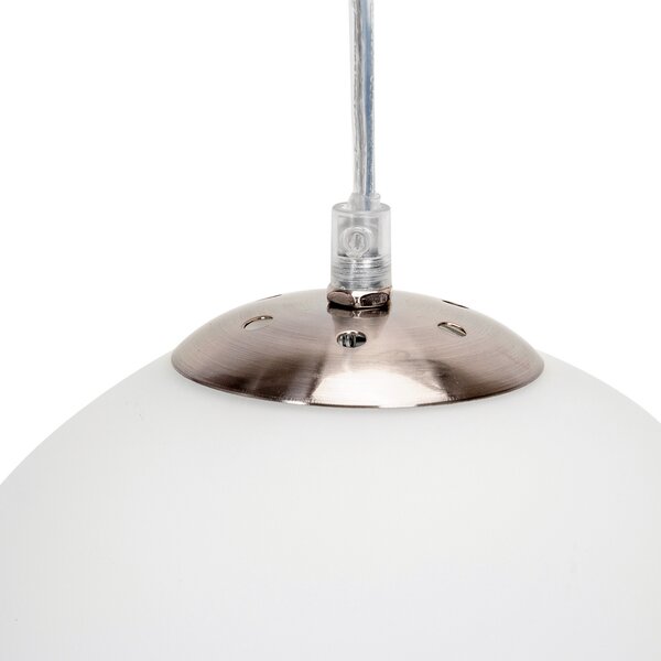 Lampadario da soffitto Globe Bianco 1 x E27 Aigostar