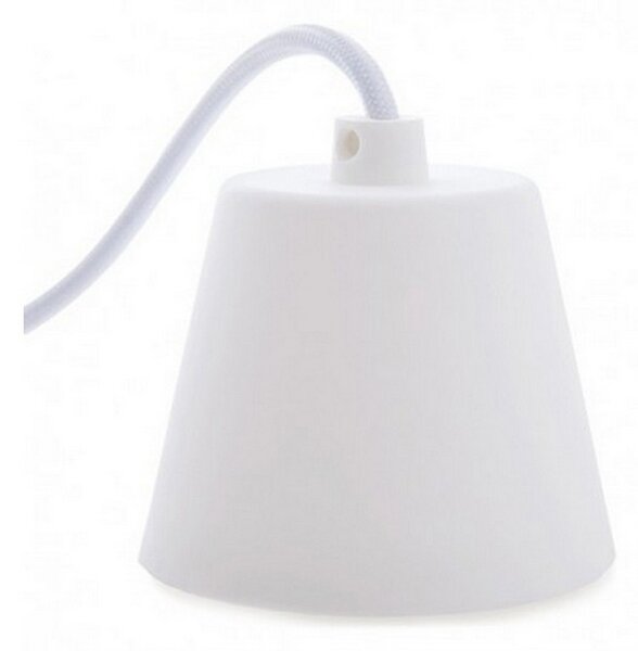 Pendel in silicone Bianco a sospensione 1 x E27 Novaline