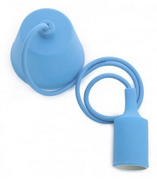 Pendel in silicone Celeste a sospensione 1 x E27 Novaline