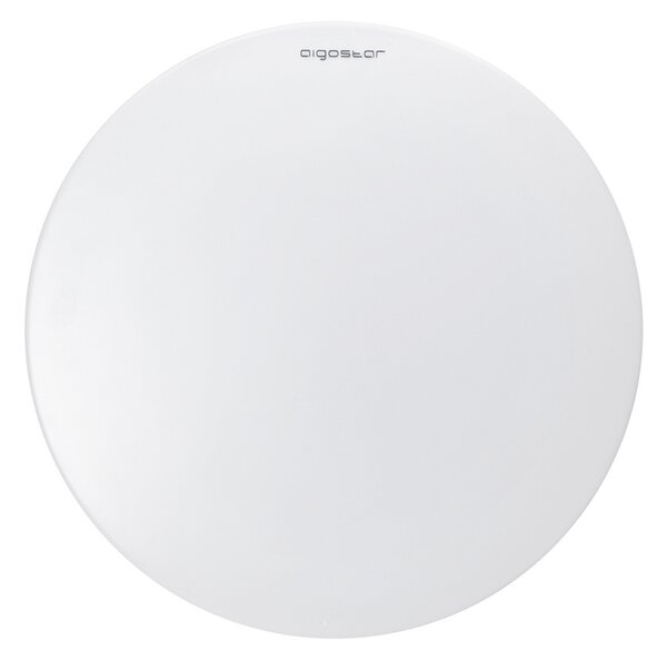 Plafoniera Led 12W Bianca Rotonda Bianco caldo 3000K Aigostar