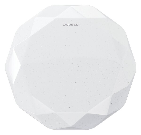 Plafoniera Led 20W Bianca Diamante Bianco caldo 3000K Aigostar