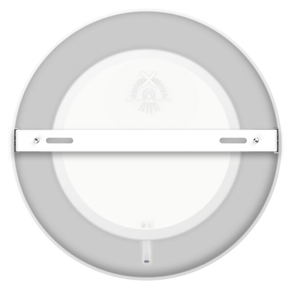 Plafoniera Led slim 6W Bianca Rotonda Bianco caldo 3000K Aigostar