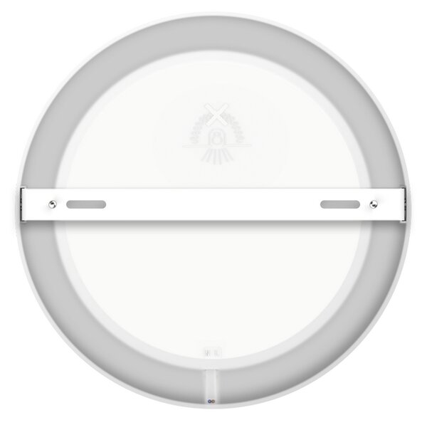Plafoniera Led slim 18W Bianca Rotonda Bianco neutro 4000K Aigostar