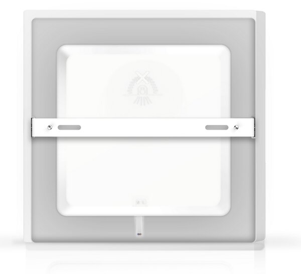 Plafoniera Led slim 12W Bianca Quadrata Bianco neutro 4000K Aigostar