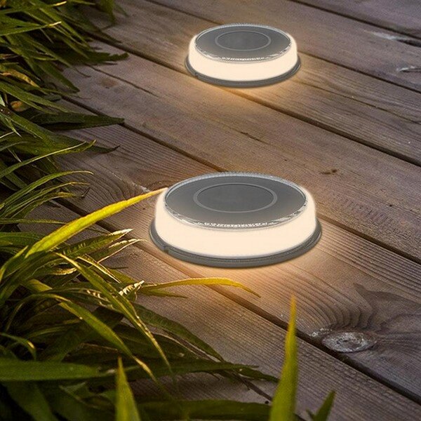 Faretto segnapassi Led 3W Nero con pannello solare IP66 Bianco caldo 3000K con sensore crepuscolare M LEDME