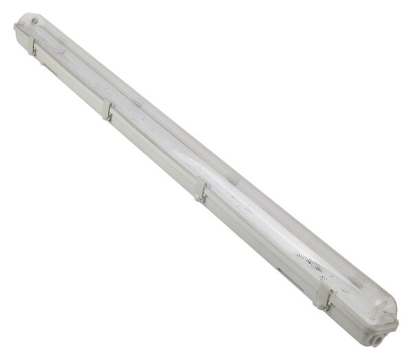 Plafoniera stagna a 1 posto per Tubi Led G13 T8 da 120cm in plastica Aigostar