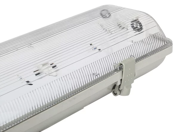 Plafoniera stagna a 2 posti per Tubi Led G13 T8 da 120cm in plastica Aigostar