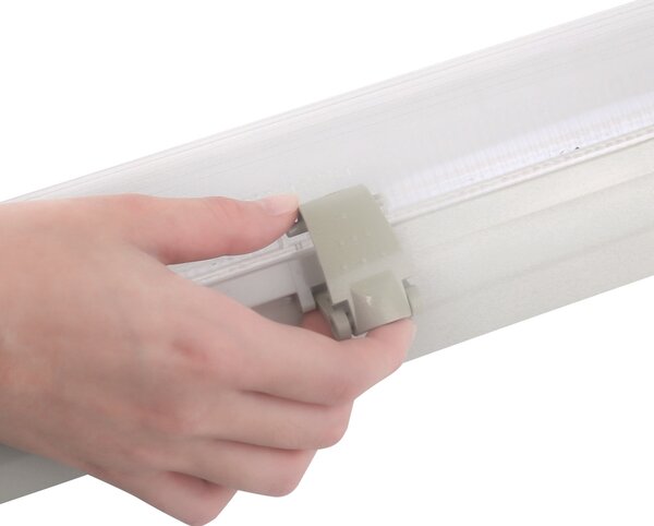 Plafoniera stagna a 1 posto per Tubi Led G13 T8 da 120cm in plastica Aigostar