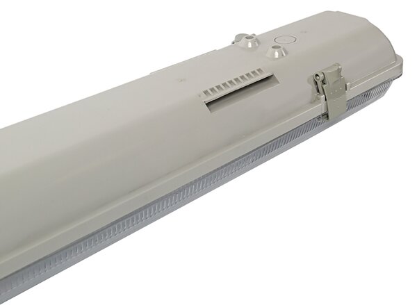 Plafoniera stagna a 2 posti per Tubi Led G13 T8 da 120cm in plastica Aigostar