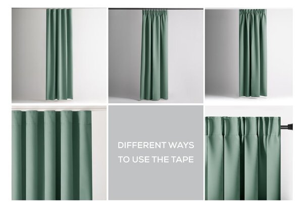 Tenda parzialmente oscurante verde chiaro 140x270 cm Kierra – Restilo