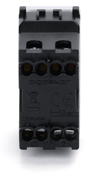 Doppio Pulsante con frecce 10A bianco compatibile anche con Vimar Plana