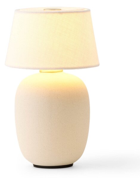 Lampade da tavolo Audo Copenhagen, Torso, dimmerabile, Beige, Soggiorno, Ceramica, Design