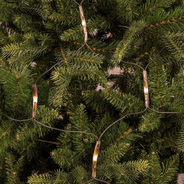 Mantello a rete di luci per Albero di Natale da 150cm a 380cm 198 Led Bianco Caldo Wisdom