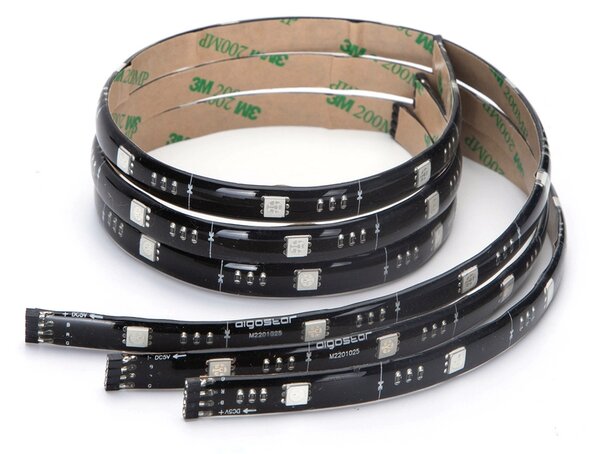 Striscia Led USB 5V retroilluminazione per TV 2,5W SMD 5050 4x50cm IP65 RGB Aigostar