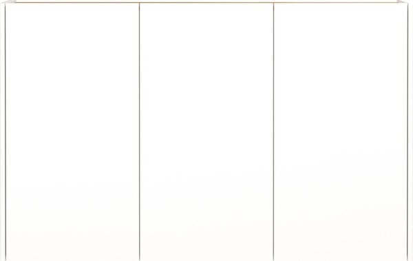 Armadietto bianco con effetto rovere da appendere 138x87x25 cm Libbiano – Germania