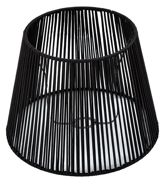 Paralume da esterno con corda nera IP54 40/28/30 - Jayla