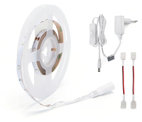 Kit Striscia Led 12V 5,5W SMD 2835 3 metri IP20 4 colori RGBY Aigostar