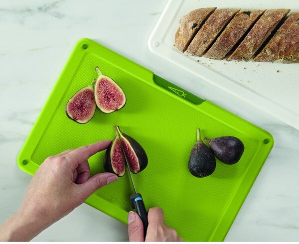 Set di taglieri e coltelli con supporto 10x32 cm Folio Icon Plus - Joseph Joseph