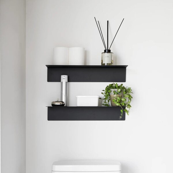 Mensola in metallo nera 50 cm - YAMAZAKI