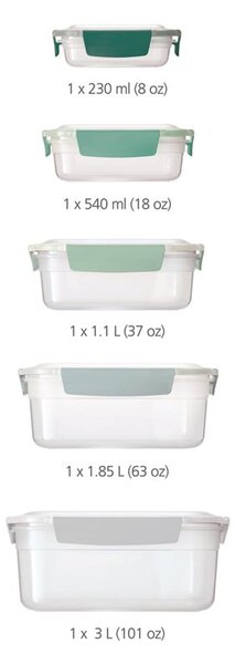 Set di contenitori per alimenti 5 pz Nest Lock - Joseph Joseph