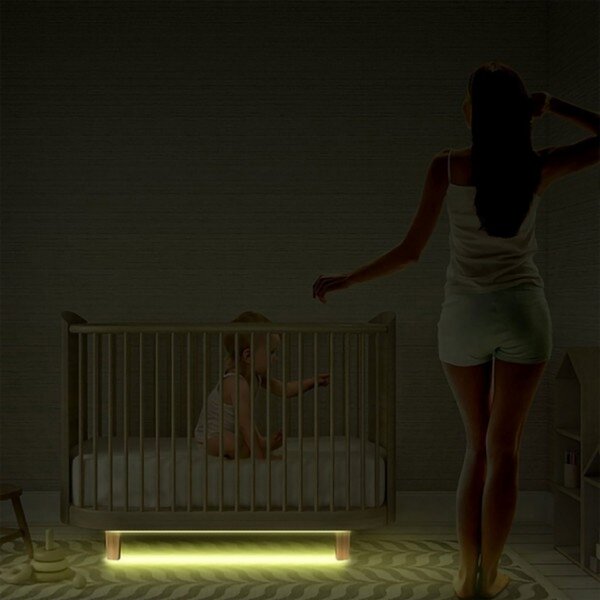 Kit Striscia Led sottoletto 12V 3,6W SMD 2835 1,2 metri IP20 con sensore di movimento Bianco Caldo 3000K M LEDME