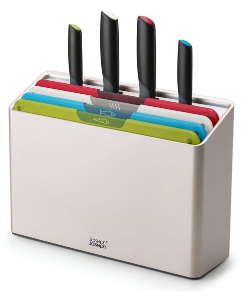 Set di taglieri e coltelli con supporto 10x32 cm Folio Icon Plus - Joseph Joseph