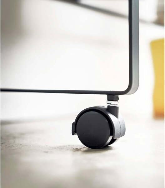 Scarpiera da bambini in metallo nero 74,5x74,5x22 cm Tower - YAMAZAKI
