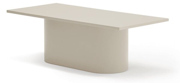 Tavolino da salotto color crema 50x111 cm Totem – Teulat
