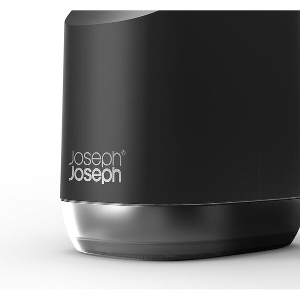 Dispenser di sapone in plastica nera da 350 ml Slim - Joseph Joseph