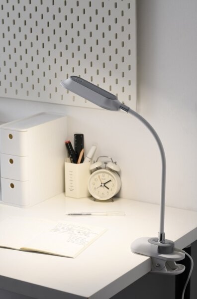 Immax 08997L - Lampada da tavolo LED+CCT dimmerabile con clip CLIP 7,5W/230V bianca