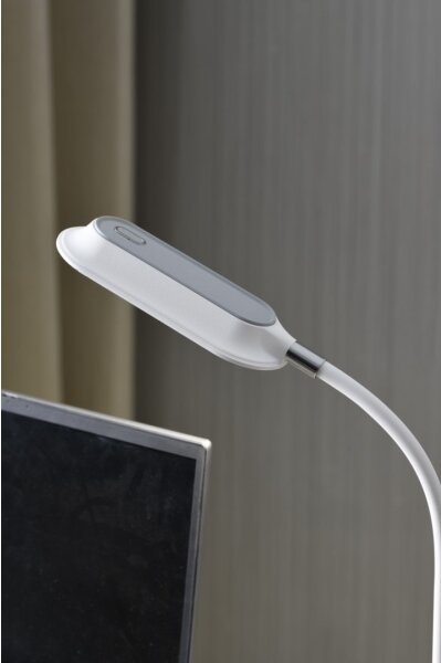 Immax 08997L - Lampada da tavolo LED+CCT dimmerabile con clip CLIP 7,5W/230V bianca
