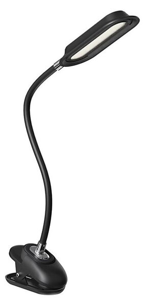 Immax 08998L - Lampada da tavolo dimmerabile LED+CCT con clip CLIP 7,5W/230V nera