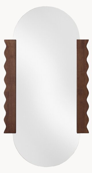 Specchio da parete in legno di albero della gomma Heju