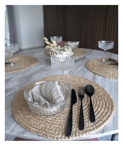 Set di tovagliette in iuta 4 pz ø 38 cm Bombay - House Nordic