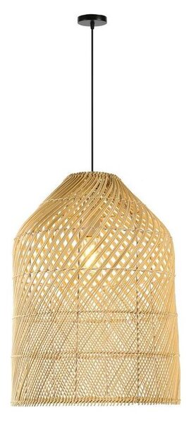 Immax 08259L - Lampadario a sospensione con filo PELO 1xE27/40W/230V diametro 35 cm rattan