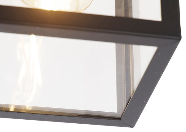 Plafoniera da esterno smart industriale nera con ST64 Wifi inclusa - Rotterdam