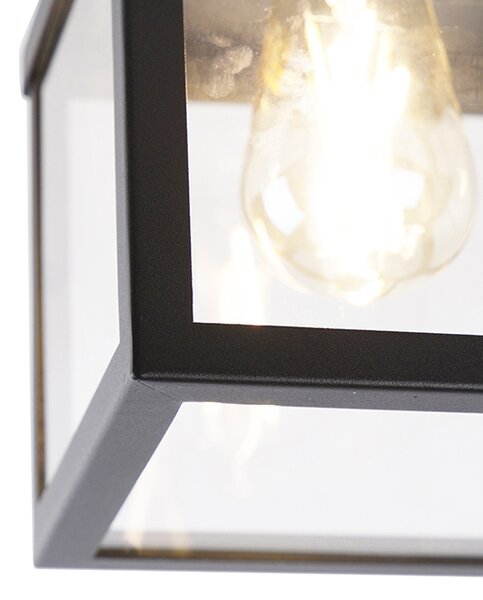 Plafoniera da esterno smart industriale nera con ST64 Wifi inclusa - Rotterdam