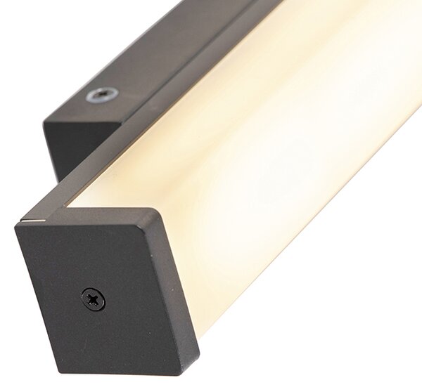Applique da parete nera 32 cm IP44 - Cascada