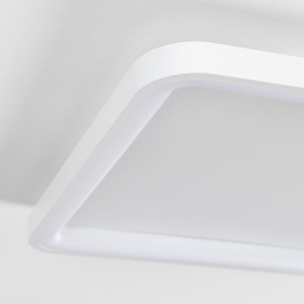 Brilagi - Plafoniera LED dimmerabile FALCON SLIM LED/50W/230V 50x50 cm bianca + telecomando