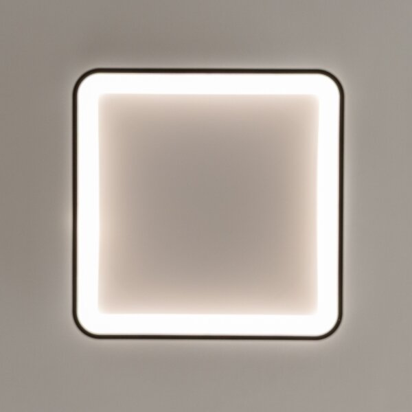 Brilagi - Lampada da soffitto dimmerabile a LED FALCON SLIM LED/50W/230V 50x50 cm nero + telecomando